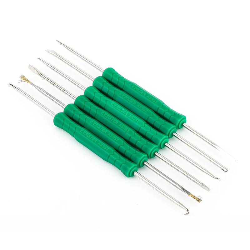 6Pcs Desoldering Aid Tool Circuit Board Soldering Welding Auxiliary Tools PCB Cleaning Kit Repair Tools
6Pcs Desoldering Aid Tool Circuit Board Soldering Welding Auxiliary Tools PCB Cleaning Kit Repair Tools