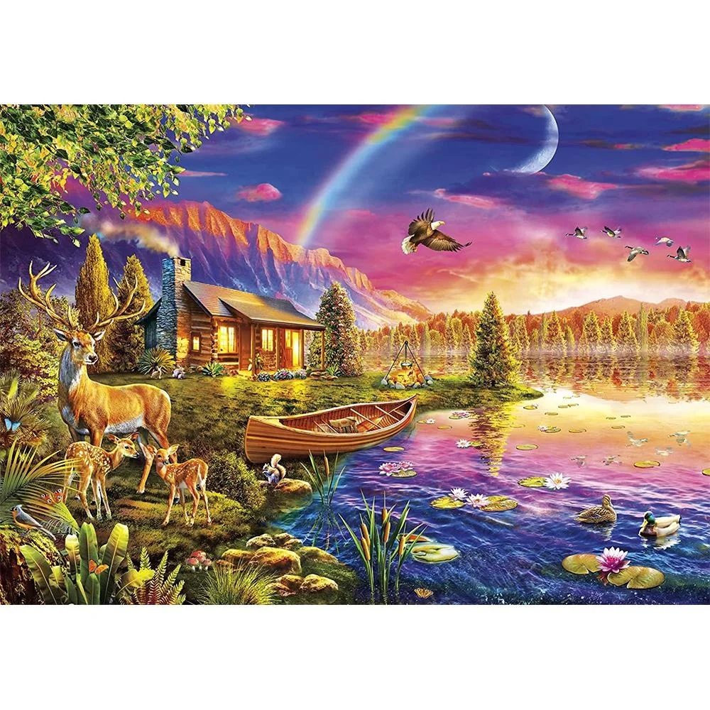 DIY 5D Landscape Diamond Painting Full Drill with Number Kits Home and Kitchen Wall Decoration Gifts for Adults and Kids
DIY 5D Landscape Diamond Painting Full Drill with Number Kits Home and Kitchen Wall Decoration Gifts for Adults and Kids