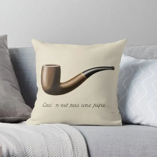The Treachery of Images - Magritte Soft Pillow Cover Print Pillow Case Waist Cushion Cover Decor Pillows NOT Included 
The Treachery of Images - Magritte Soft Pillow Cover Print Pillow Case Waist Cushion Cover Decor Pillows NOT Included