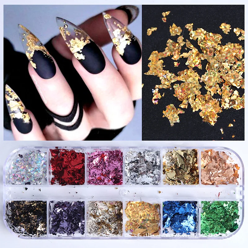 1 Box Nail Glitter Aluminum Foils 3D Flake Sticker Gel Polish Foil Paper Thin Sequins DIY Manicure Nail Decor Tools 
1 Box Nail Glitter Aluminum Foils 3D Flake Sticker Gel Polish Foil Paper Thin Sequins DIY Manicure Nail Decor Tools