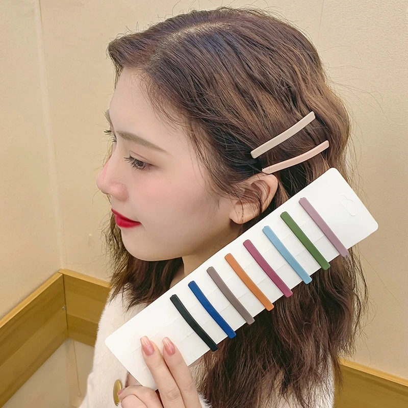 5Pcs/Lot Morandi Colors Hair Clips For Girls Women Simple Classic Sweet Painted Hairpin Colorful Matte Barrette Hair Accessories
5Pcs/Lot Morandi Colors Hair Clips For Girls Women Simple Classic Sweet Painted Hairpin Colorful Matte Barrette Hair Accessories