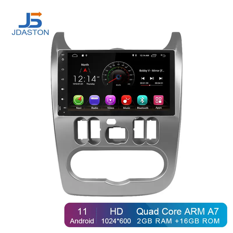 JDASTON Android 11 Car DVD Player For Renault Logan Sandero Duster 2015 2016 GPS Navigation 1 Din Car Radio Stereo Multimedia
JDASTON Android 11 Car DVD Player For Renault Logan Sandero Duster 2015 2016 GPS Navigation 1 Din Car Radio Stereo Multimedia