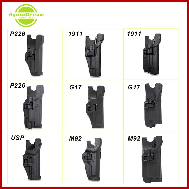 Тактическая кобура для пневматической винтовки Lv3 1911 / G17 / M92 / P226 / USP с светильник кой и без нее
Тактическая кобура для пневматической винтовки Lv3 1911 / G17 / M92 / P226 / USP с светильник кой и без нее