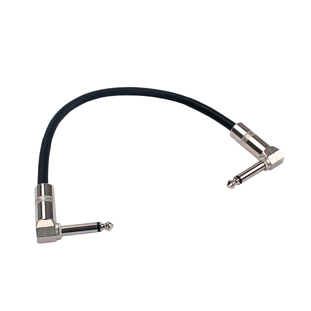 Durable 30cm Guitar Effector Effect Pedal Cable Cord 6.35mm Right Angle Jack Wire
Durable 30cm Guitar Effector Effect Pedal Cable Cord 6.35mm Right Angle Jack Wire