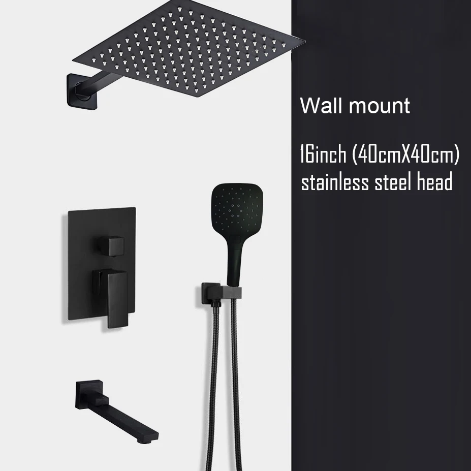 Черный настенный смеситель для душа Bakala
Черный настенный смеситель для душа Bakala