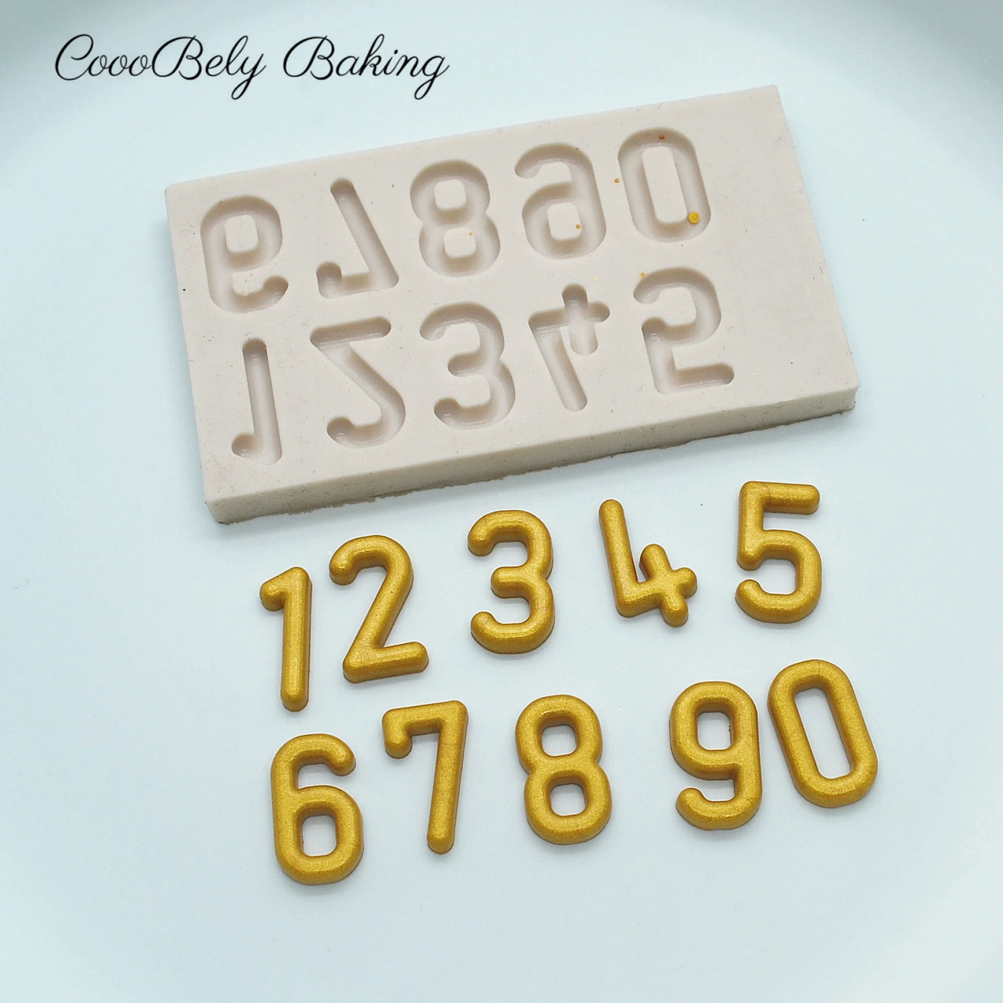 "0-9" Number Silicone Cake Mold For Baking Chocolate Fondant Jelly Candy Cake Decoration Tools Resin Art Moulds XK019
"0-9" Number Silicone Cake Mold For Baking Chocolate Fondant Jelly Candy Cake Decoration Tools Resin Art Moulds XK019