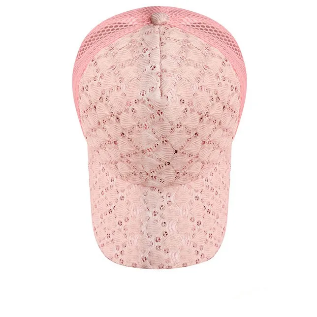2021 New Arrival Mesh Baseball Cap Women Fashion Lace Versatile Breathable Outdoor Sport Sunscreen Summer Hip Hop Gorra Plana
2021 New Arrival Mesh Baseball Cap Women Fashion Lace Versatile Breathable Outdoor Sport Sunscreen Summer Hip Hop Gorra Plana