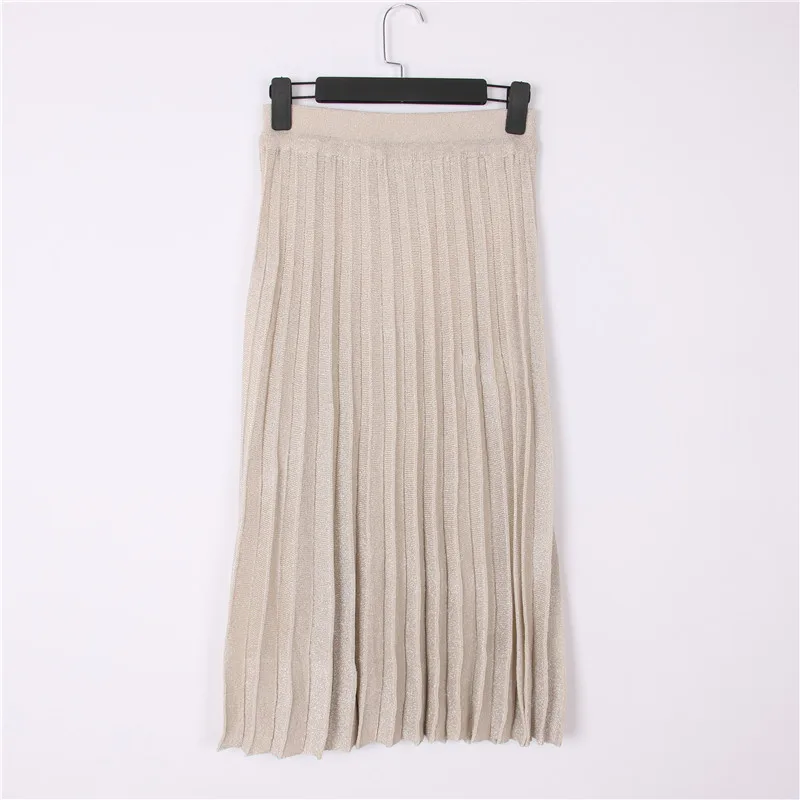 Summer Skirts for Women Midi Pleated Lurex Knit Skirt Casual Holiday Fashion Vintage Harajuku Korean Lady Clothes ins
Summer Skirts for Women Midi Pleated Lurex Knit Skirt Casual Holiday Fashion Vintage Harajuku Korean Lady Clothes ins