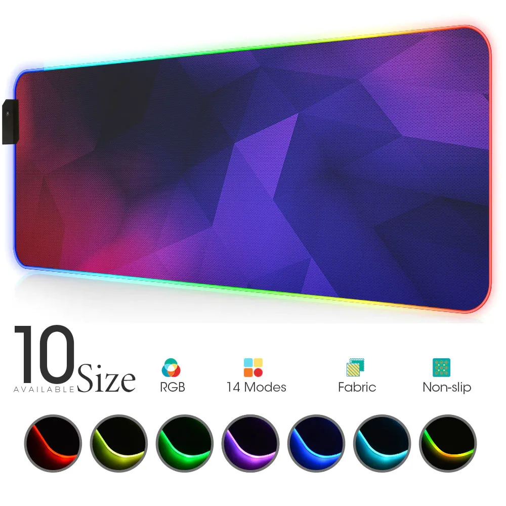 RGB коврик для мыши красочный минималистичный абстракция аксессуары для геймеров большой светодиодный коврик для мыши игровой стол коврик д...
RGB коврик для мыши красочный минималистичный абстракция аксессуары для геймеров большой светодиодный коврик для мыши игровой стол коврик д...