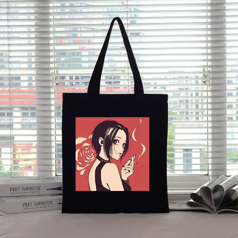 Women Canvas Shopping Bag Nana Print Female Cotton Cloth Shoulder Bag Eco Handbag Tote Reusable Grocery Shopper Bags tote bags
Women Canvas Shopping Bag Nana Print Female Cotton Cloth Shoulder Bag Eco Handbag Tote Reusable Grocery Shopper Bags tote bags