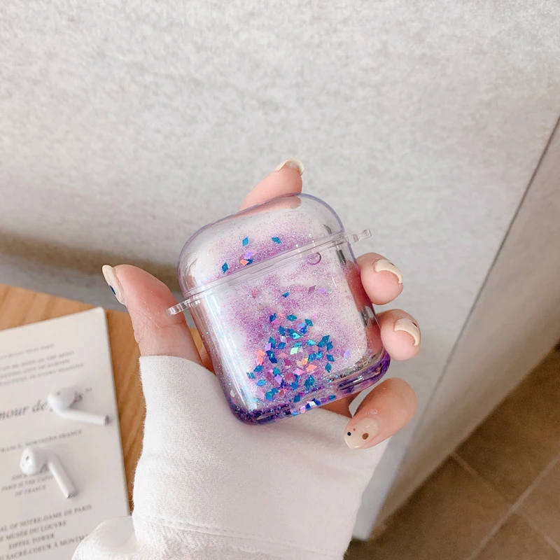 For AirPods 1 Case UYFRATE Shockproof Liquid Quicksand Glitter PC Hard Earphone Protective Cover For Airpods 2 and 1 Airpod 
For AirPods 1 Case UYFRATE Shockproof Liquid Quicksand Glitter PC Hard Earphone Protective Cover For Airpods 2 and 1 Airpod