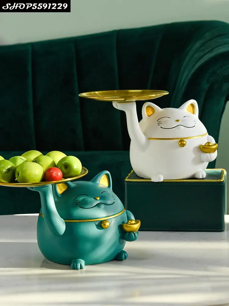 Cute Cat Storage Tray Resin Animal Decoration Food Tea Cup Jewelry Cosmetic Storage Household Storage Box Home Decoration Gifts
Cute Cat Storage Tray Resin Animal Decoration Food Tea Cup Jewelry Cosmetic Storage Household Storage Box Home Decoration Gifts