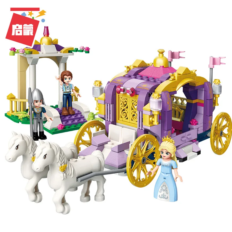 374PCS Enlightenment Building Block 2605 Violet Royal Carriage Assembly Model Girl Small Particle Assembly Toy Gift
374PCS Enlightenment Building Block 2605 Violet Royal Carriage Assembly Model Girl Small Particle Assembly Toy Gift
