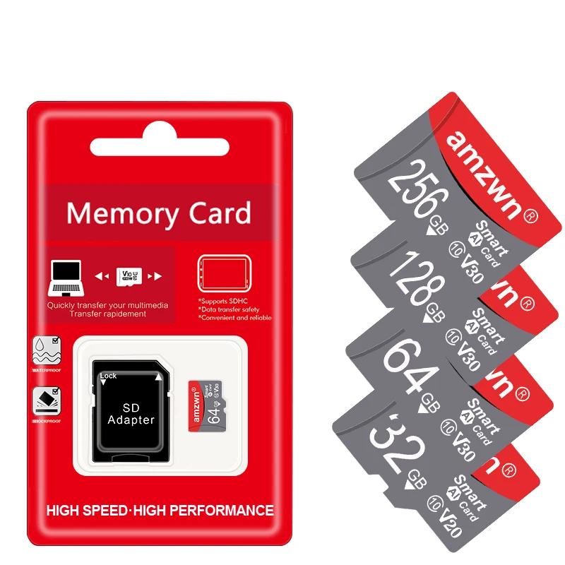 Micro SD Memory Cards 16 GB 32 GB High Speed 64GB Class 10 Storage Micro SD Card 128gb 256gb TF for Phone/Tablet PC
Micro SD Memory Cards 16 GB 32 GB High Speed 64GB Class 10 Storage Micro SD Card 128gb 256gb TF for Phone/Tablet PC