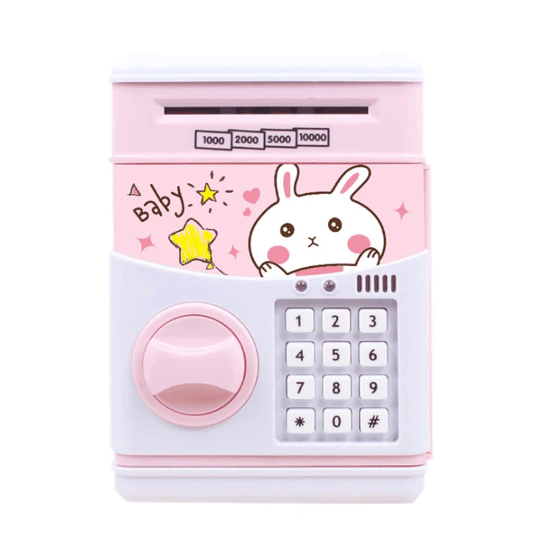 Child Money Storage Panda Electronic Piggy Bank ATM Password Money Box Cash Coins Saving Box Safe Box Automatic Deposit Gift
Child Money Storage Panda Electronic Piggy Bank ATM Password Money Box Cash Coins Saving Box Safe Box Automatic Deposit Gift