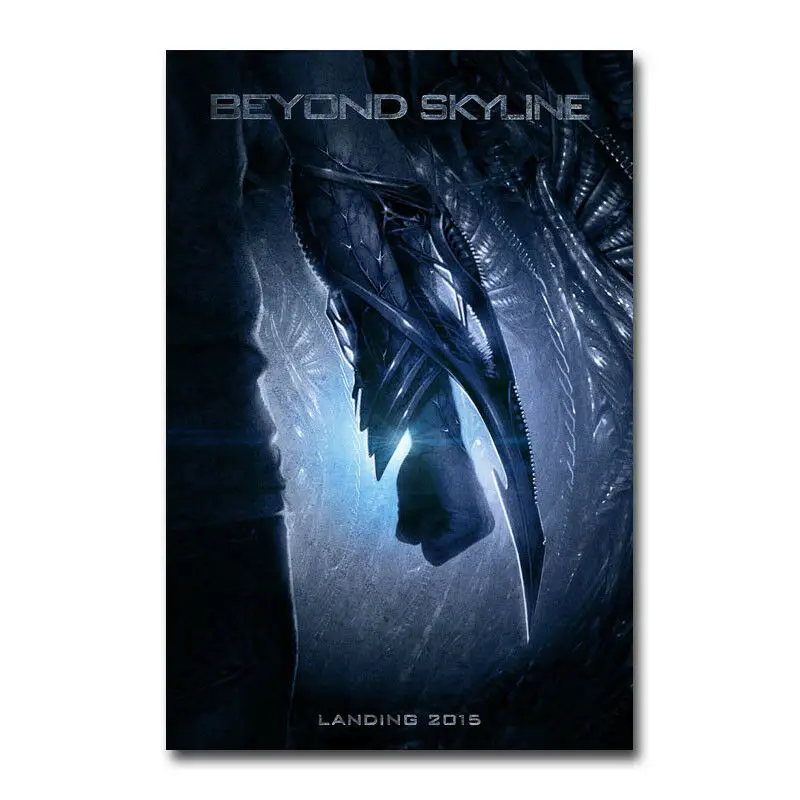 

Beyond Skyline Hot Movie Wall Sticker Silk Poster Art Light Canvas Home Decoration