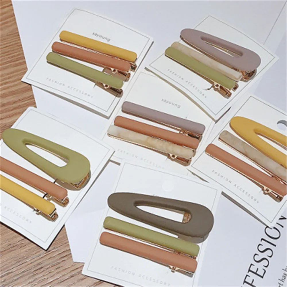 3pcs/set Side Clip Simple Temperament Forest Broken Hair Clip Seamless Bangs Small Fresh Color Hairpin Korean Hair Accessories
3pcs/set Side Clip Simple Temperament Forest Broken Hair Clip Seamless Bangs Small Fresh Color Hairpin Korean Hair Accessories