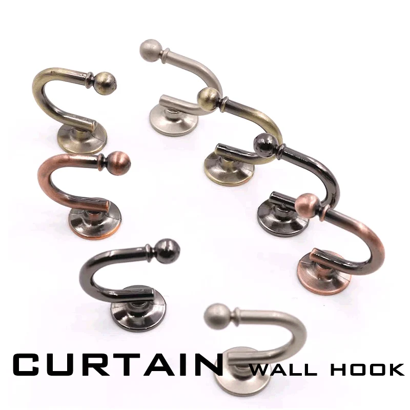 Retro Wall Hook Wholesale Luxury Style Curtain Strap Hook Holder 4-color Alloy Curtain Hardware Accessories Decoration Tracery
Retro Wall Hook Wholesale Luxury Style Curtain Strap Hook Holder 4-color Alloy Curtain Hardware Accessories Decoration Tracery