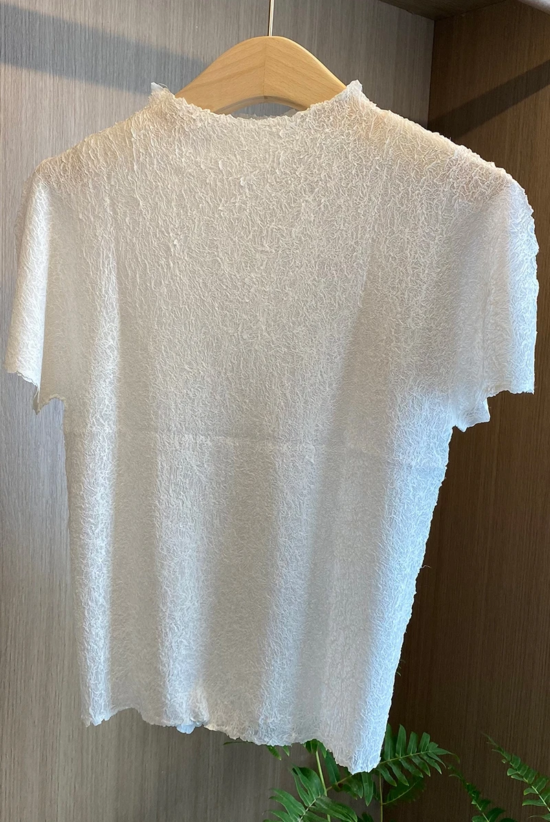 Loose Large Size High-End Peplum Top Women's 2021 Summer Temperament Stretch Short Sleeve T-shirt Bottoming Shirt Tops
Loose Large Size High-End Peplum Top Women's 2021 Summer Temperament Stretch Short Sleeve T-shirt Bottoming Shirt Tops