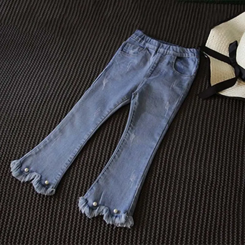 Children's Spring and Autumn 2021 New Fashion Solid Color Jeans Girls Bell Bottom Trousers Children's Wear
Children's Spring and Autumn 2021 New Fashion Solid Color Jeans Girls Bell Bottom Trousers Children's Wear