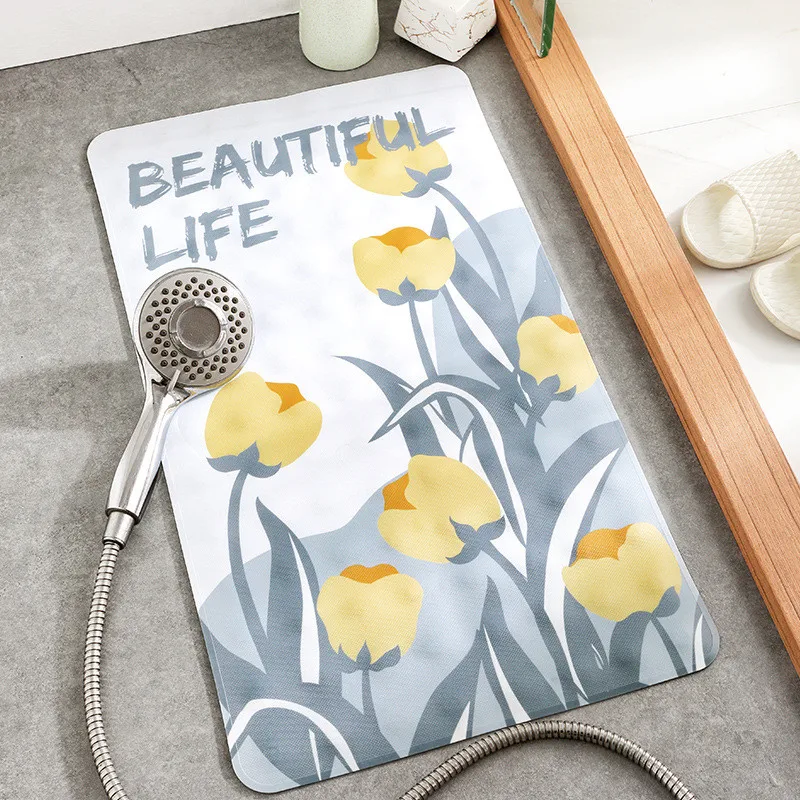 Flower Fresh Shower Room Non-slip Bathroom Bath Floor Mat PVC Suction Cup Anti-drop Food Pad
Flower Fresh Shower Room Non-slip Bathroom Bath Floor Mat PVC Suction Cup Anti-drop Food Pad