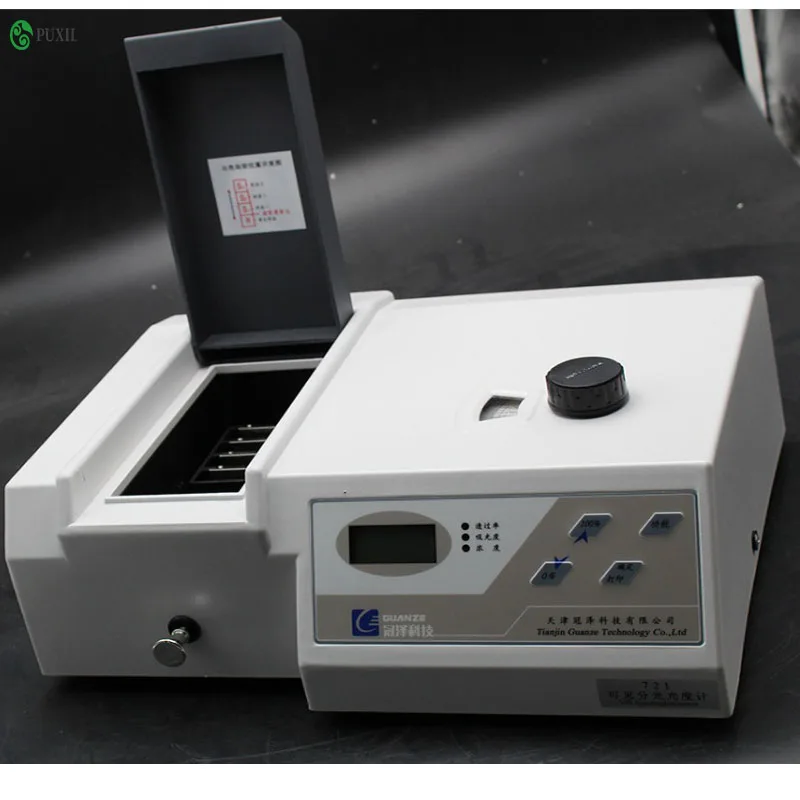Visible Spectrometer Wavelength 330-1020nm Spectrophotometer Tester Precision Vis Photometer with Analyser Cuvette Kit 721
Visible Spectrometer Wavelength 330-1020nm Spectrophotometer Tester Precision Vis Photometer with Analyser Cuvette Kit 721