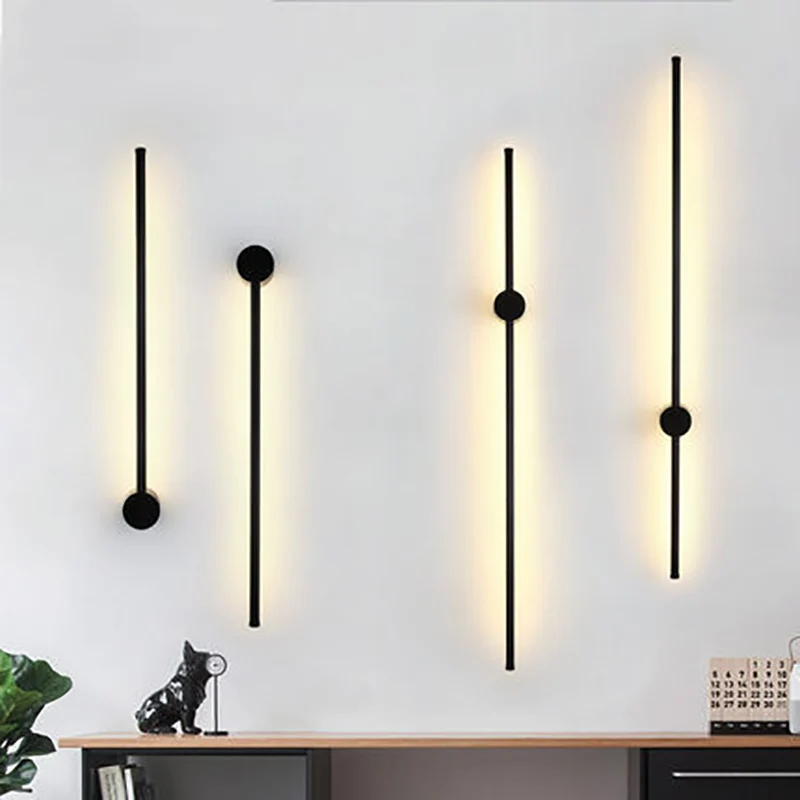 Modern Lndoor LED Long Strip Wall Lamps Simple Nordic Living Room Sofa Background Rotating Bedroom Bedside Loft Sconce Fixtures
Modern Lndoor LED Long Strip Wall Lamps Simple Nordic Living Room Sofa Background Rotating Bedroom Bedside Loft Sconce Fixtures