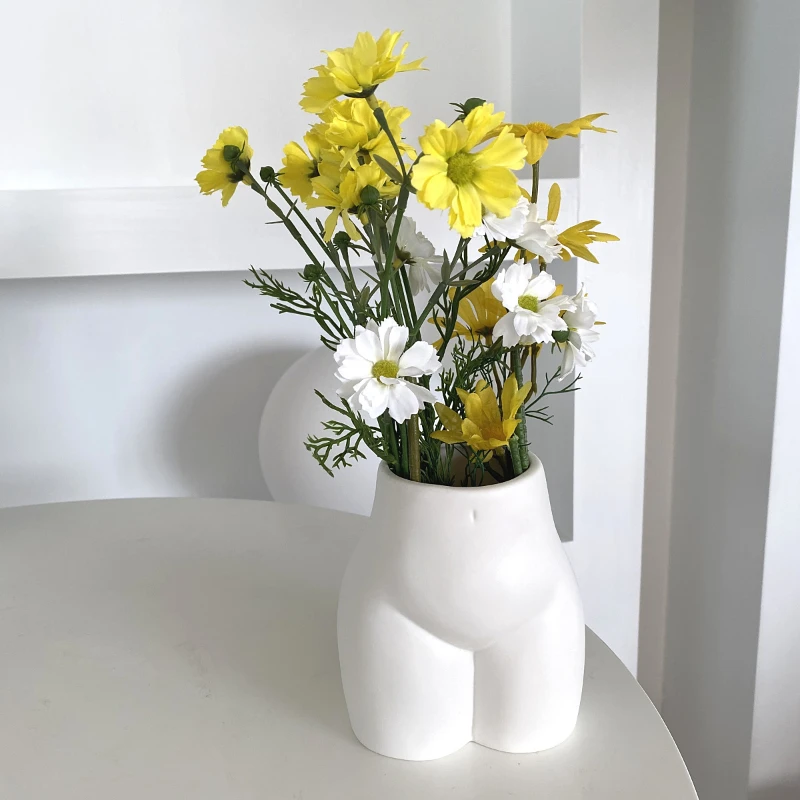 Creativity Abstract Human Body Art Ceramic Flower Vase Dried Flowers Decorations Container Home Living Room Decor Vases Gifts 
Creativity Abstract Human Body Art Ceramic Flower Vase Dried Flowers Decorations Container Home Living Room Decor Vases Gifts