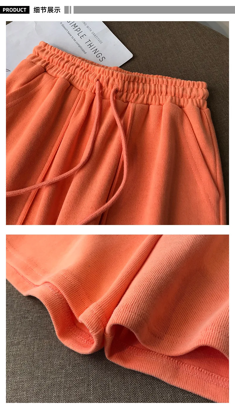 2021 Summer Womens Sports Shorts Elastic Waistband Pure Color Five Points Library Fashion Sports Beach Pants Plus Size
2021 Summer Womens Sports Shorts Elastic Waistband Pure Color Five Points Library Fashion Sports Beach Pants Plus Size