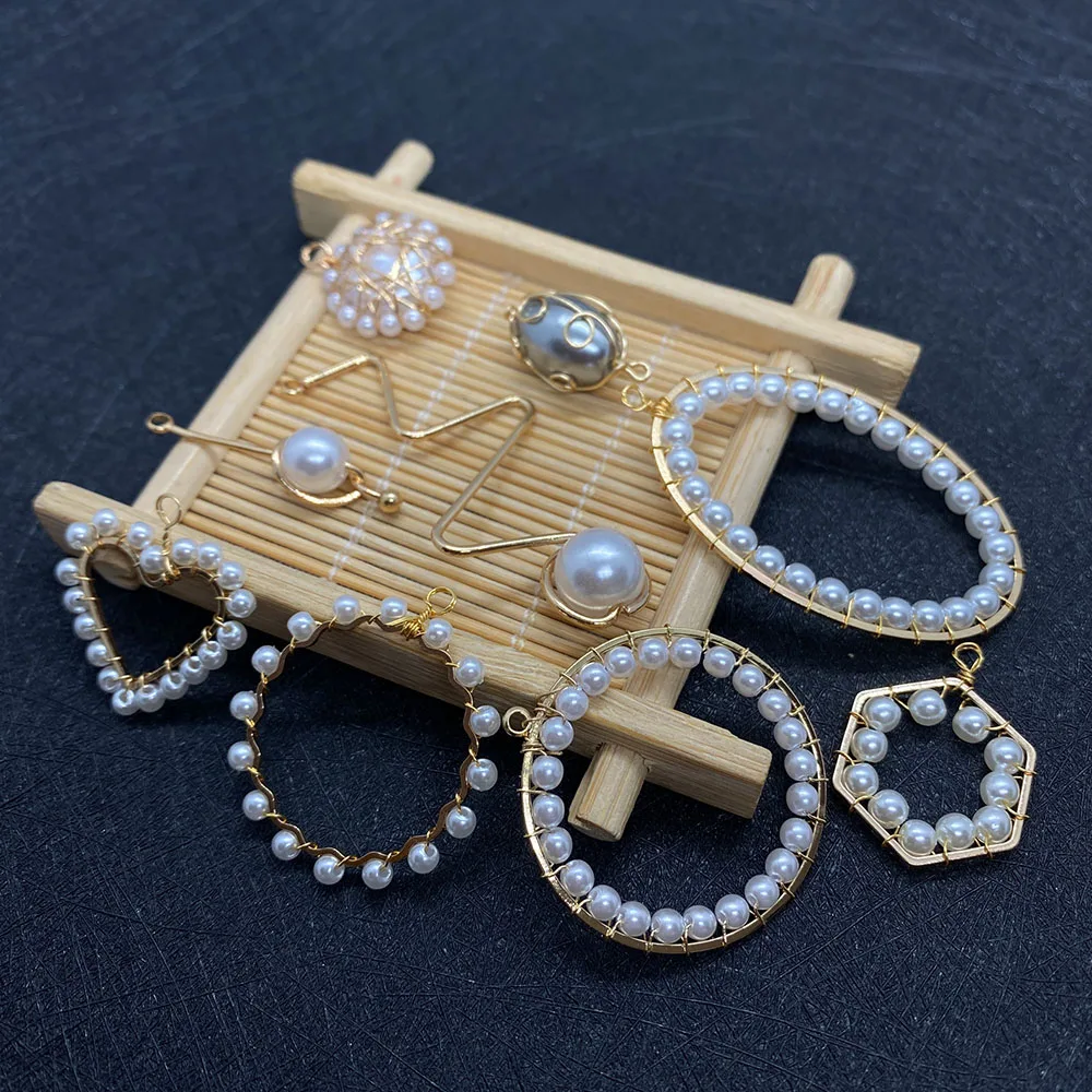 5pcs Ladies Imitation Pearl Earrings Necklace Pendant All-match Fashion Necklace for DIY Jewelry Charm Handmade Accessories
5pcs Ladies Imitation Pearl Earrings Necklace Pendant All-match Fashion Necklace for DIY Jewelry Charm Handmade Accessories