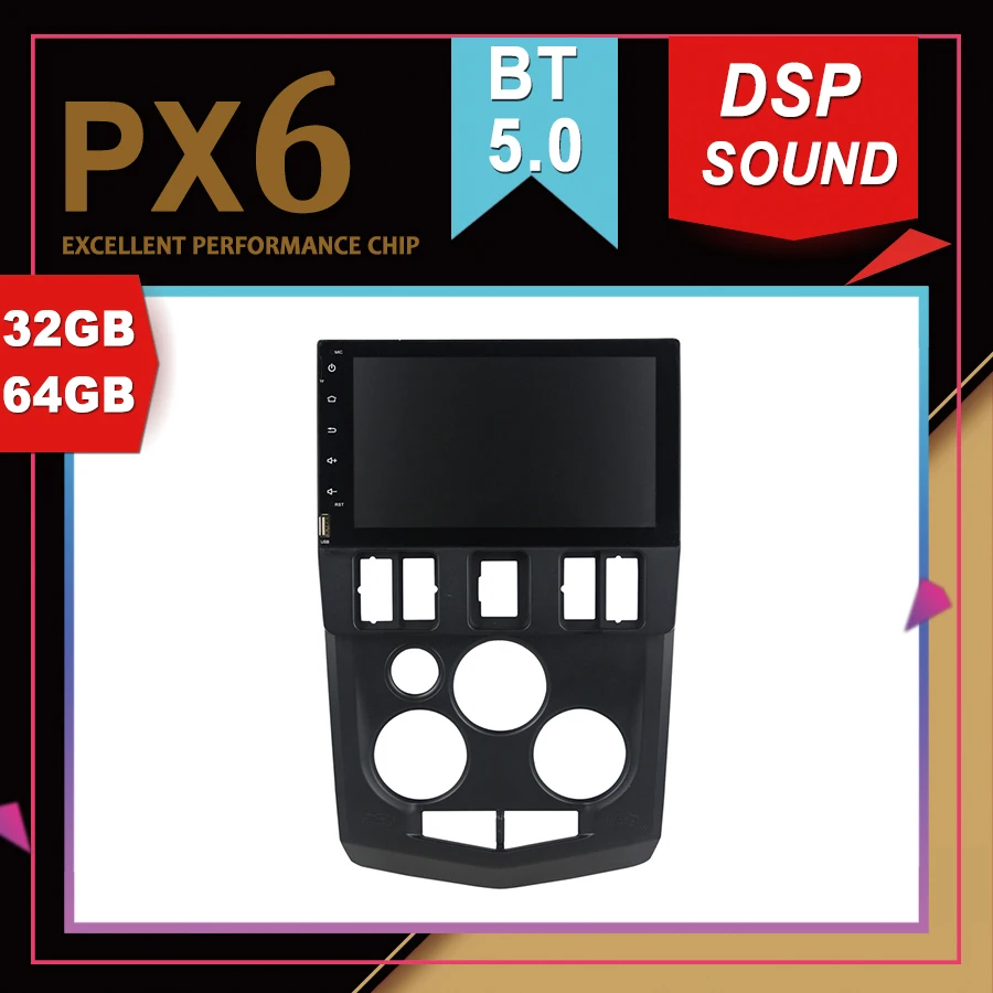 PX6 Отличная производительность Android 9 0 Автомобильный мультимедийный GPS для Renault