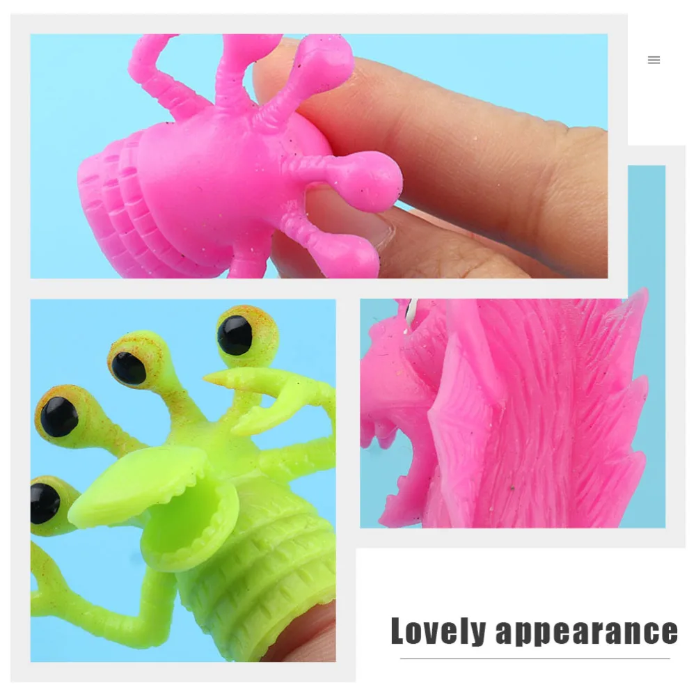6pcs TPR Lovely Cartoon Hand Puppets Finger Puppets for Kids (Random Style)
6pcs TPR Lovely Cartoon Hand Puppets Finger Puppets for Kids (Random Style)