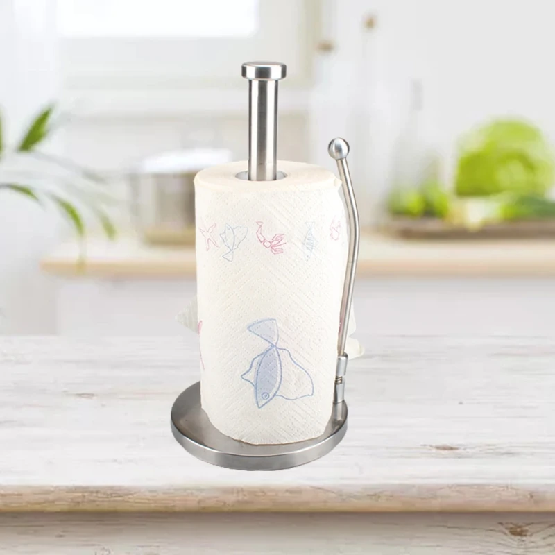 Stainless Steel Paper Towel Holder Stand Countertop Paper Towel Holder Rack/ Dispenser with an Adjustable Spring Arm
Stainless Steel Paper Towel Holder Stand Countertop Paper Towel Holder Rack/ Dispenser with an Adjustable Spring Arm