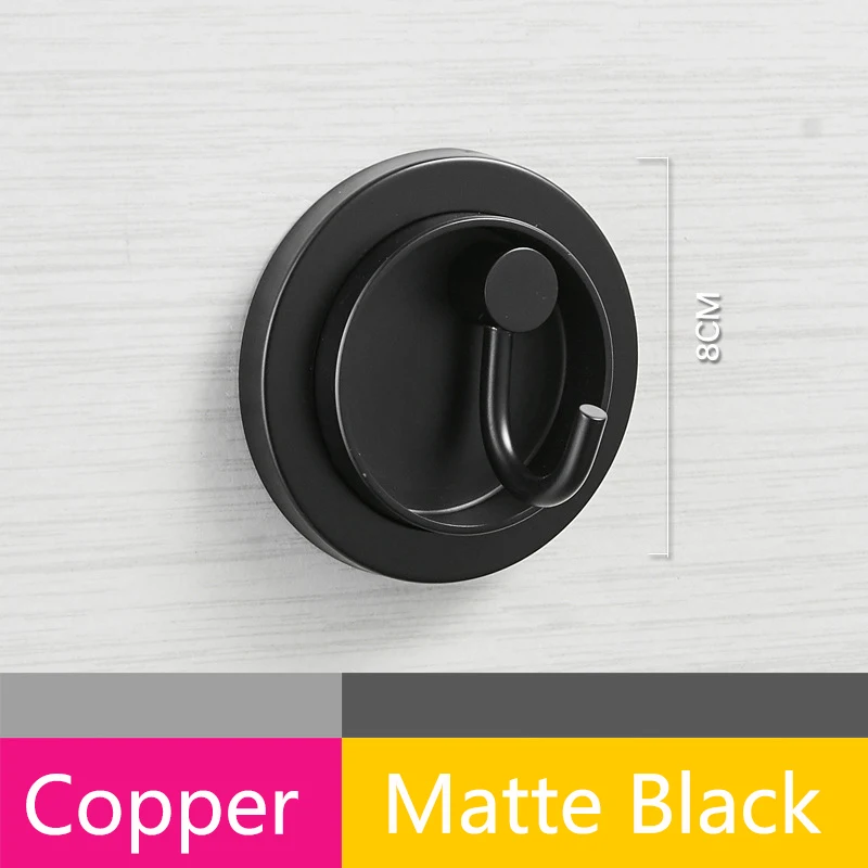 Matte Black Robe Hooks Wall Hook SUS 304 Stainless Steel Clothes Hanger Brushed Towel Hooks Coat Door Hooks Bathroom Accessories
Matte Black Robe Hooks Wall Hook SUS 304 Stainless Steel Clothes Hanger Brushed Towel Hooks Coat Door Hooks Bathroom Accessories