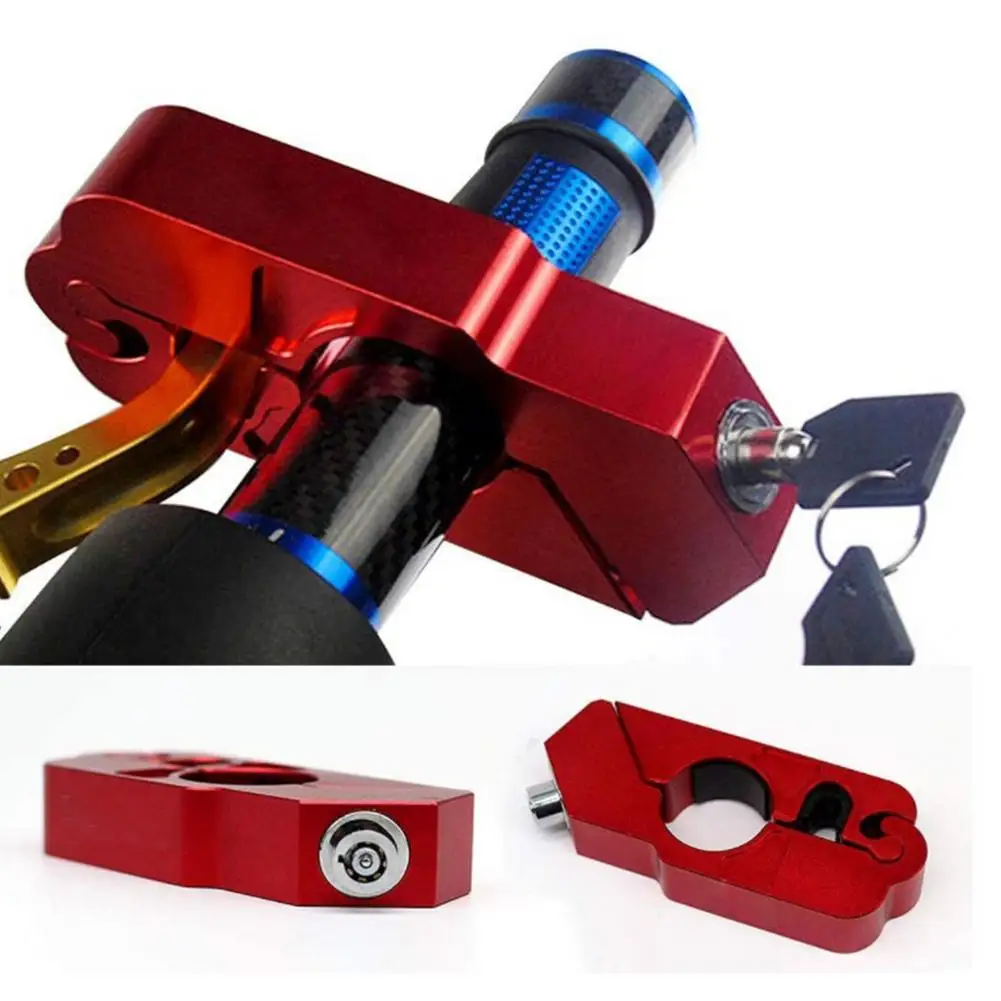 Universal Motorcycle Handlebar Lock Aluminum Alloy Solid Anti Theft Motorcycle Brake Grip Lock Anti Steal Lock Pull Rod
Universal Motorcycle Handlebar Lock Aluminum Alloy Solid Anti Theft Motorcycle Brake Grip Lock Anti Steal Lock Pull Rod