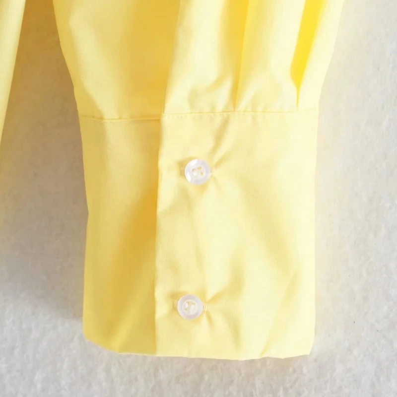 Summer Women Turndown Collar Yellow Loose Blouse Female Long Sleeve Shirt Casual Lady Tops Blusas S8868
Summer Women Turndown Collar Yellow Loose Blouse Female Long Sleeve Shirt Casual Lady Tops Blusas S8868