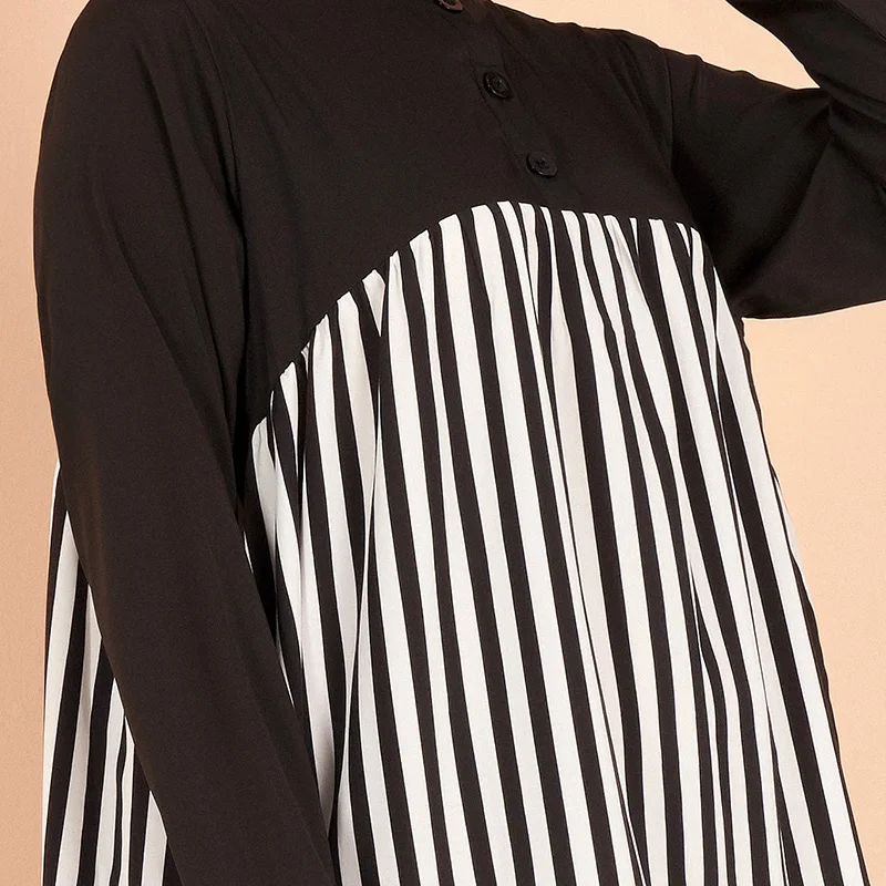 New Spring Products for Ladies Elegant and Fashionable Color Matching Loose Striped Asymmetrical Dress Long Dress (without Heads
New Spring Products for Ladies Elegant and Fashionable Color Matching Loose Striped Asymmetrical Dress Long Dress (without Heads