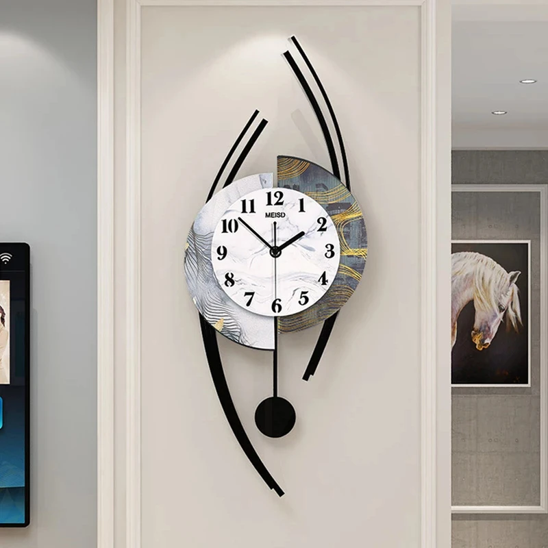Mechanism with Pendulum Living Room Modern Design Wall Clock Modern Design Nordic Reloj Pared Decorativo Wall Digital Clock
Mechanism with Pendulum Living Room Modern Design Wall Clock Modern Design Nordic Reloj Pared Decorativo Wall Digital Clock