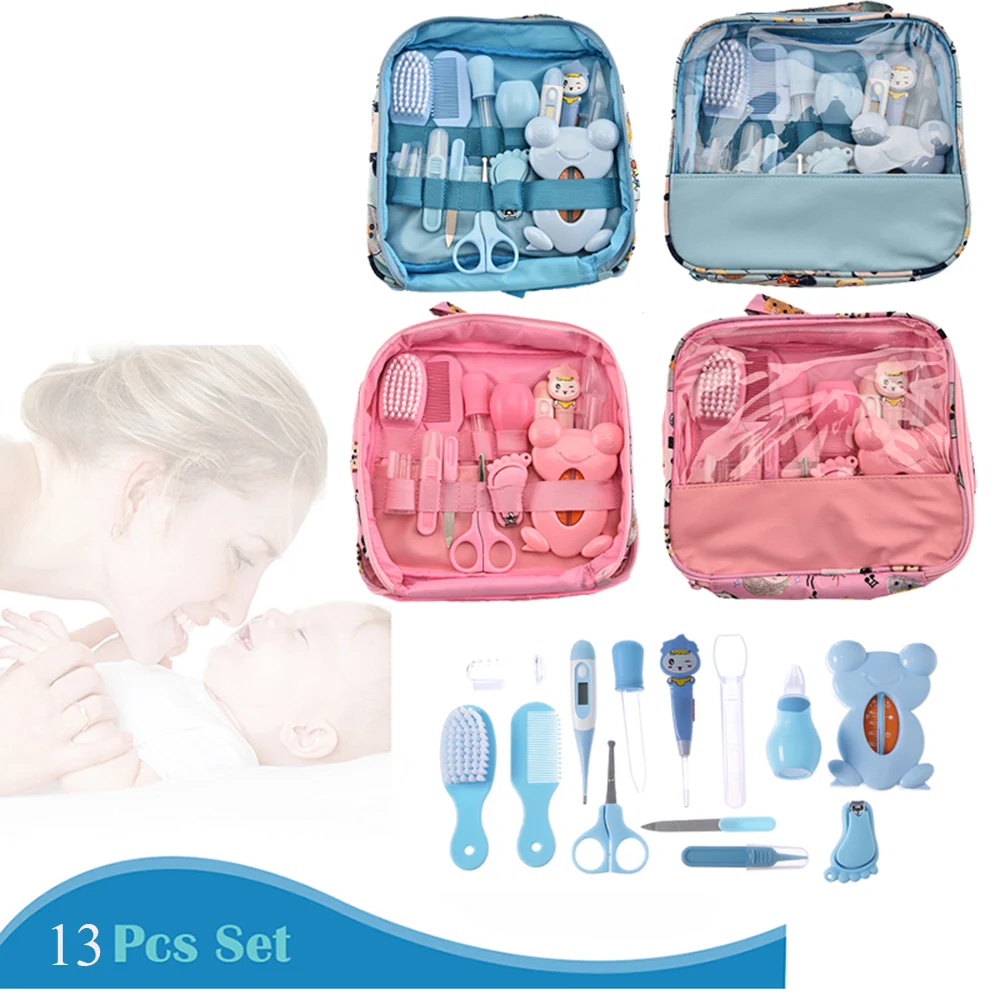 13pcs/Set Newborn Baby Kids Nail Hair Nose Health Care Thermometer Grooming Brush Kit Baby Comb Brush Set Baby Nails Daily Care 
13pcs/Set Newborn Baby Kids Nail Hair Nose Health Care Thermometer Grooming Brush Kit Baby Comb Brush Set Baby Nails Daily Care