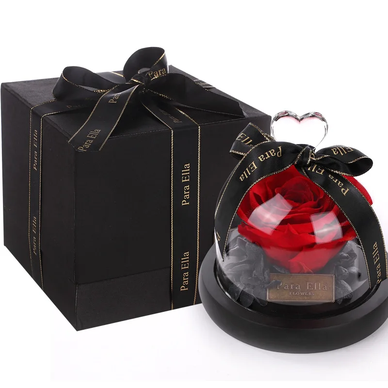 Natural Everlasting Red Rose In Glass Dome Beauty and The Beast Galaxy Dried Flowers Xmas Valentine's Day Wedding Gift with Box
Natural Everlasting Red Rose In Glass Dome Beauty and The Beast Galaxy Dried Flowers Xmas Valentine's Day Wedding Gift with Box