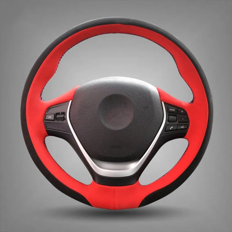 BANNIS Hand-stitched Black Leather Car Steering Wheel Cover for BMW F30 320i 328i 320d F20
BANNIS Hand-stitched Black Leather Car Steering Wheel Cover for BMW F30 320i 328i 320d F20