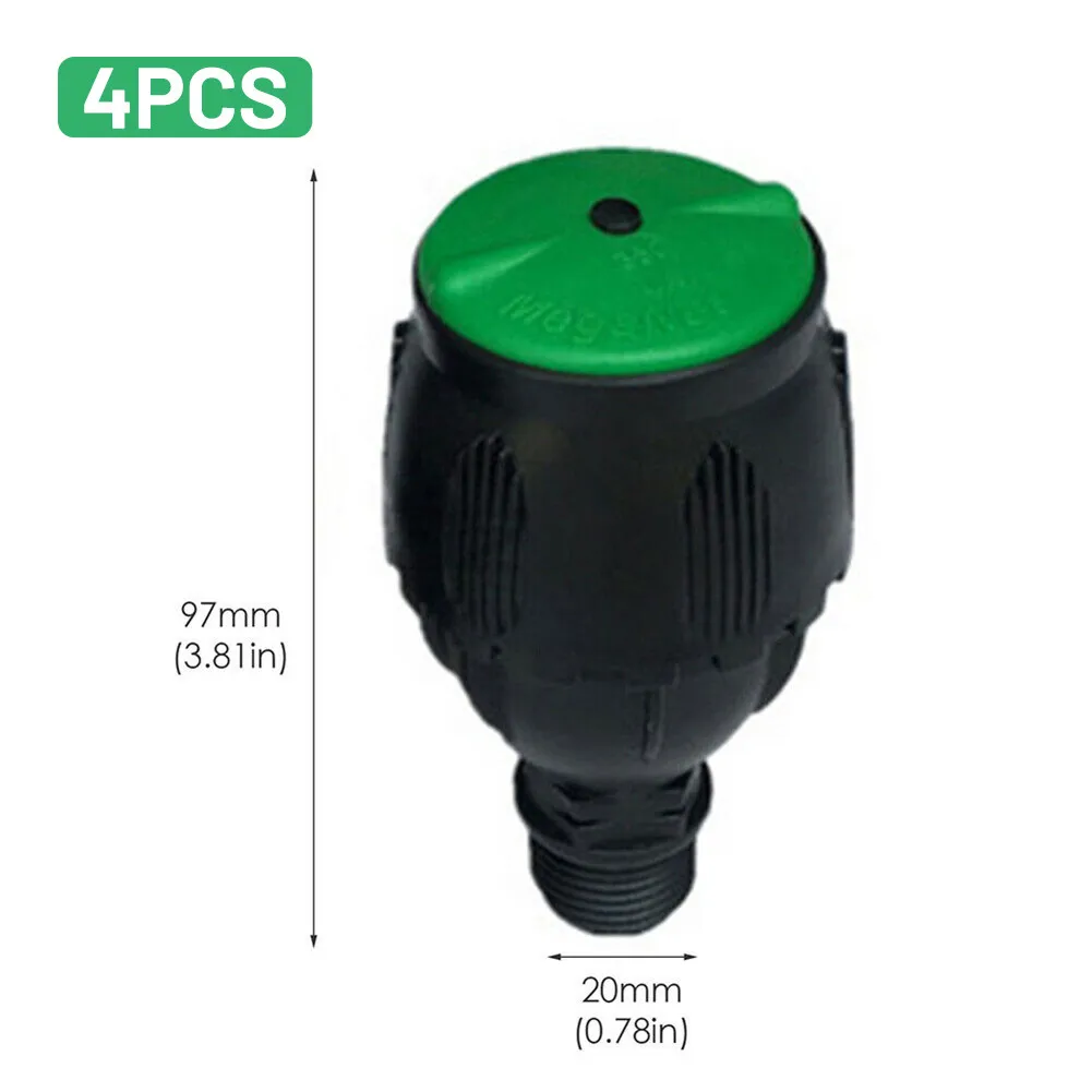 4pcs Sprinkl Rocker Arm Sprinkler 4 Points Maige Middle Distance Sprinkler 360 Degree Automatic Rotating Agricultural Irrigation
4pcs Sprinkl Rocker Arm Sprinkler 4 Points Maige Middle Distance Sprinkler 360 Degree Automatic Rotating Agricultural Irrigation
