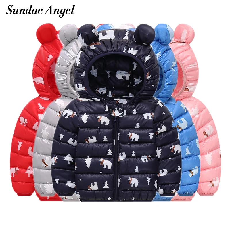 Sundae Angel Baby Girls Winter Jacket Animal Print Long Sleeve Thicken Kids Boys Parka Coat Ear Hooded Warm Children Outerwear
Sundae Angel Baby Girls Winter Jacket Animal Print Long Sleeve Thicken Kids Boys Parka Coat Ear Hooded Warm Children Outerwear