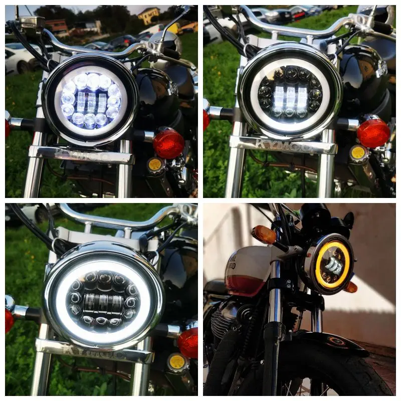 7 Inch Led Motorcycle Headlight 40W/60W/80W/90W and 7inch Shell Housing Headlight Brackets For H arley Yamaha Honda Suzuki Moto
7 Inch Led Motorcycle Headlight 40W/60W/80W/90W and 7inch Shell Housing Headlight Brackets For H arley Yamaha Honda Suzuki Moto