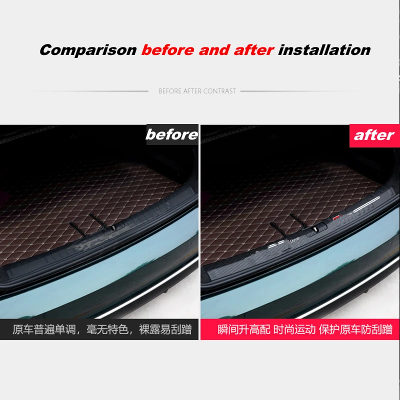 for new Audi A6L decorative trunk anti-scratch door sill modified tail compartment leather rear guard
for new Audi A6L decorative trunk anti-scratch door sill modified tail compartment leather rear guard
