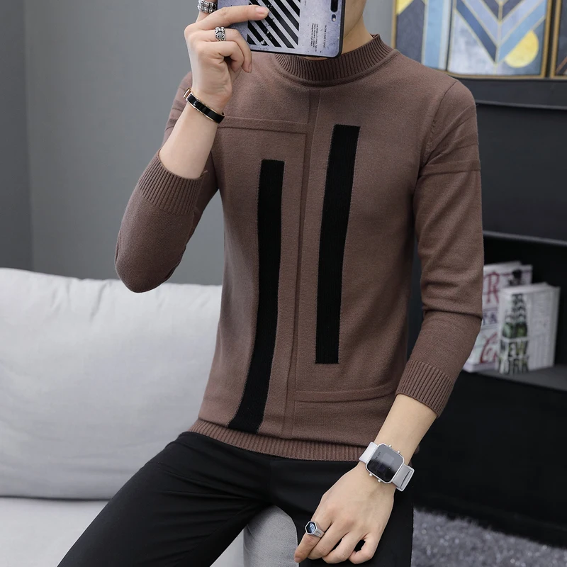 New Winter Thick Warm Cashmere Sweater Men Turtleneck Irregular Stripe Sweaters Slim Fit Pullover Men Classic Wool Knitwear Pull
New Winter Thick Warm Cashmere Sweater Men Turtleneck Irregular Stripe Sweaters Slim Fit Pullover Men Classic Wool Knitwear Pull