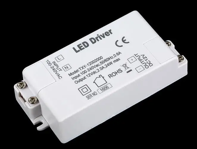 

USA 12V 24W LED Driver power supply 2A 24W constant voltage power adapter