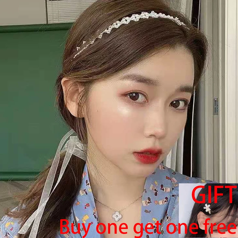 Chain Multi-Purpose Temperament Neckchain Headbands Fairy Detachable Long Ribbon Hairbands Pearl 2021 Trend Women Girls
Chain Multi-Purpose Temperament Neckchain Headbands Fairy Detachable Long Ribbon Hairbands Pearl 2021 Trend Women Girls