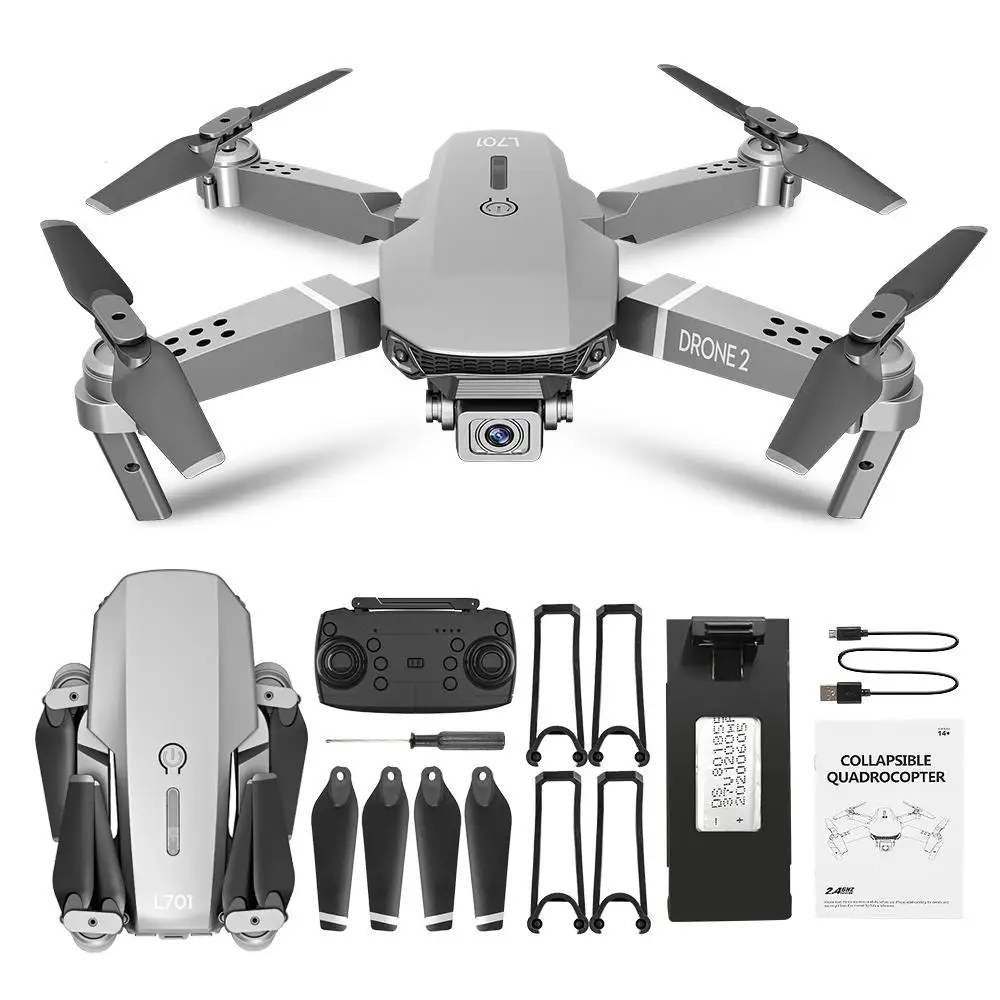 L701 Remote Control Drone Wide Angle 4K 720P 1080P HD Camera Quadcopter Foldable WiFi FPV Four-axis Altitude Hold VS E68
L701 Remote Control Drone Wide Angle 4K 720P 1080P HD Camera Quadcopter Foldable WiFi FPV Four-axis Altitude Hold VS E68