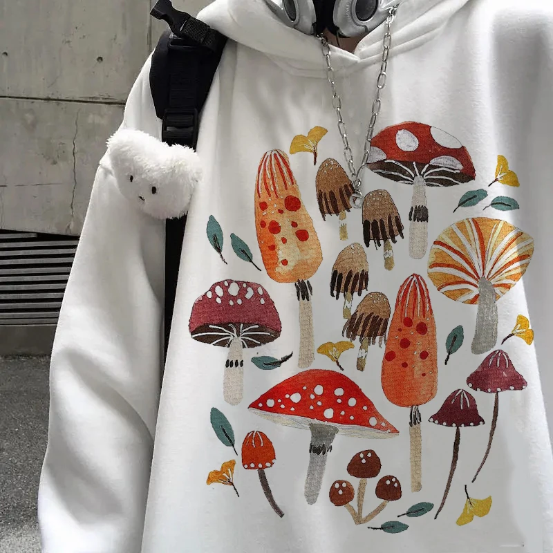 Damen Colored mushrooms Herbst und Winter 90er Harajuku Retro Print Herren- und Damenbekleidung Kapuzen Pflanzenmuster
Damen Colored mushrooms Herbst und Winter 90er Harajuku Retro Print Herren- und Damenbekleidung Kapuzen Pflanzenmuster